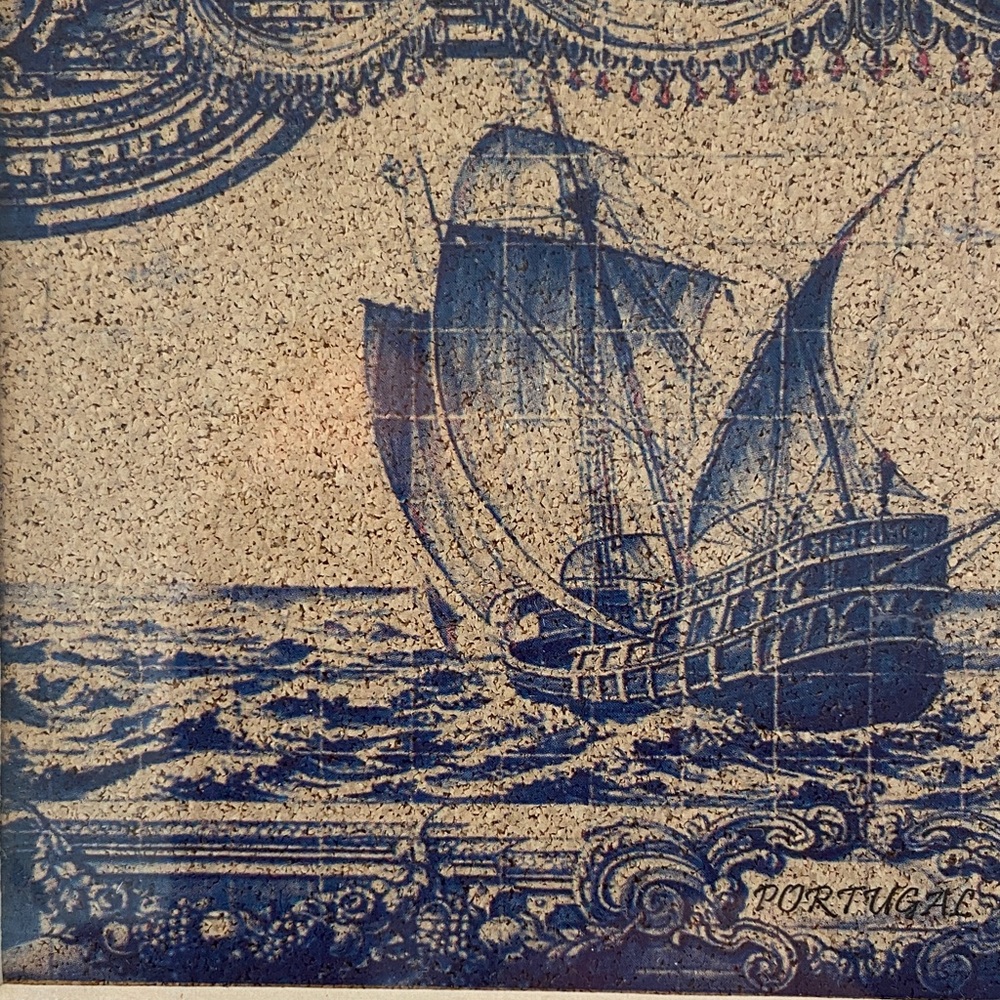 Framed Nautical Art with Silver Frame - Picture 2 of 5